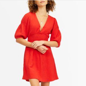 Red Billabong Spellbound Dress With Tags